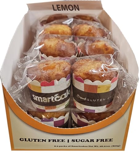 Smart Baking Company Smartcake,Sugar Free, Gluten Free, Low Carb, Keto Dessert (Lemon, 16 CT)