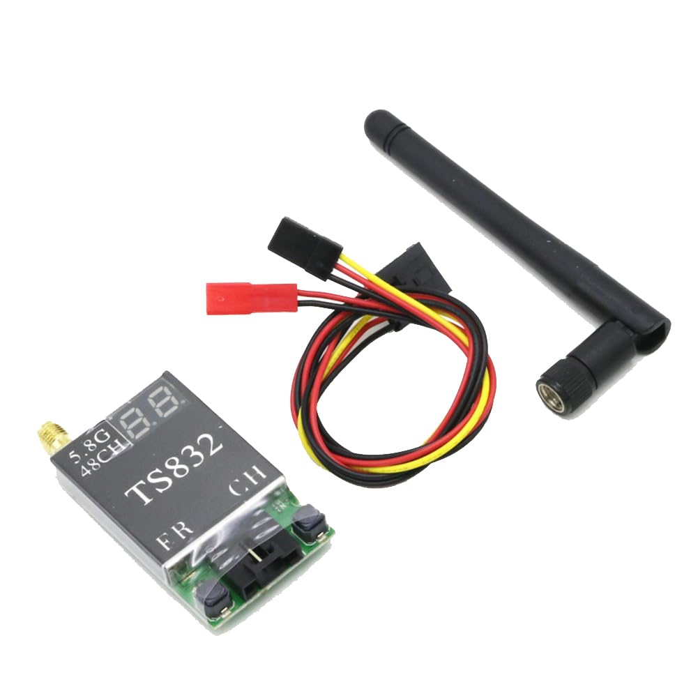 Transmisor InaláMbrico TS832 FPV 5.8G 600Mw con Antena Transmisor AV InaláMbrico para FPV Multicopter RC Quadcopter