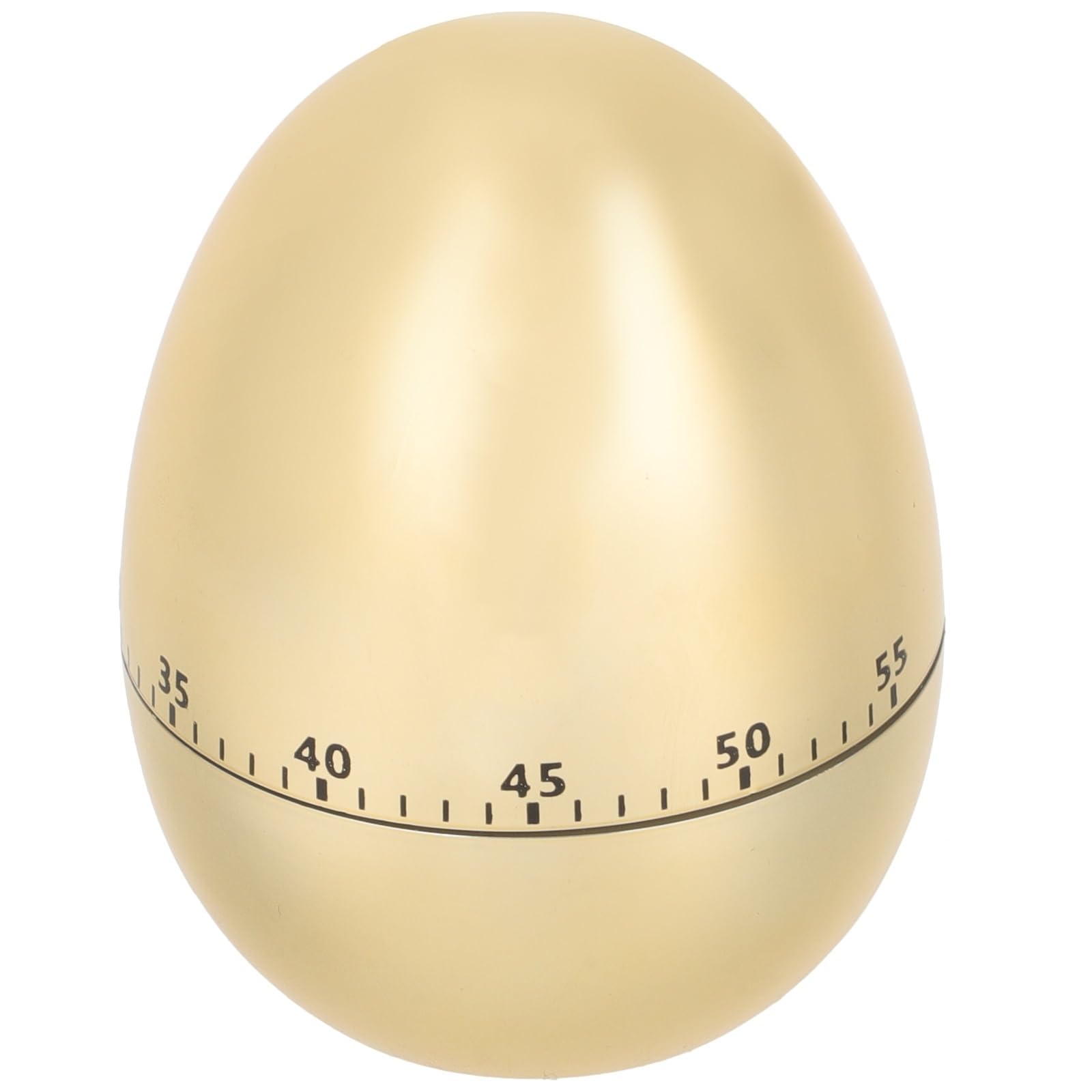 Cute Timer Mechanical Rotating Alarm Novel Egg Shape Time Reminding Tool Iron Reliable Efficient