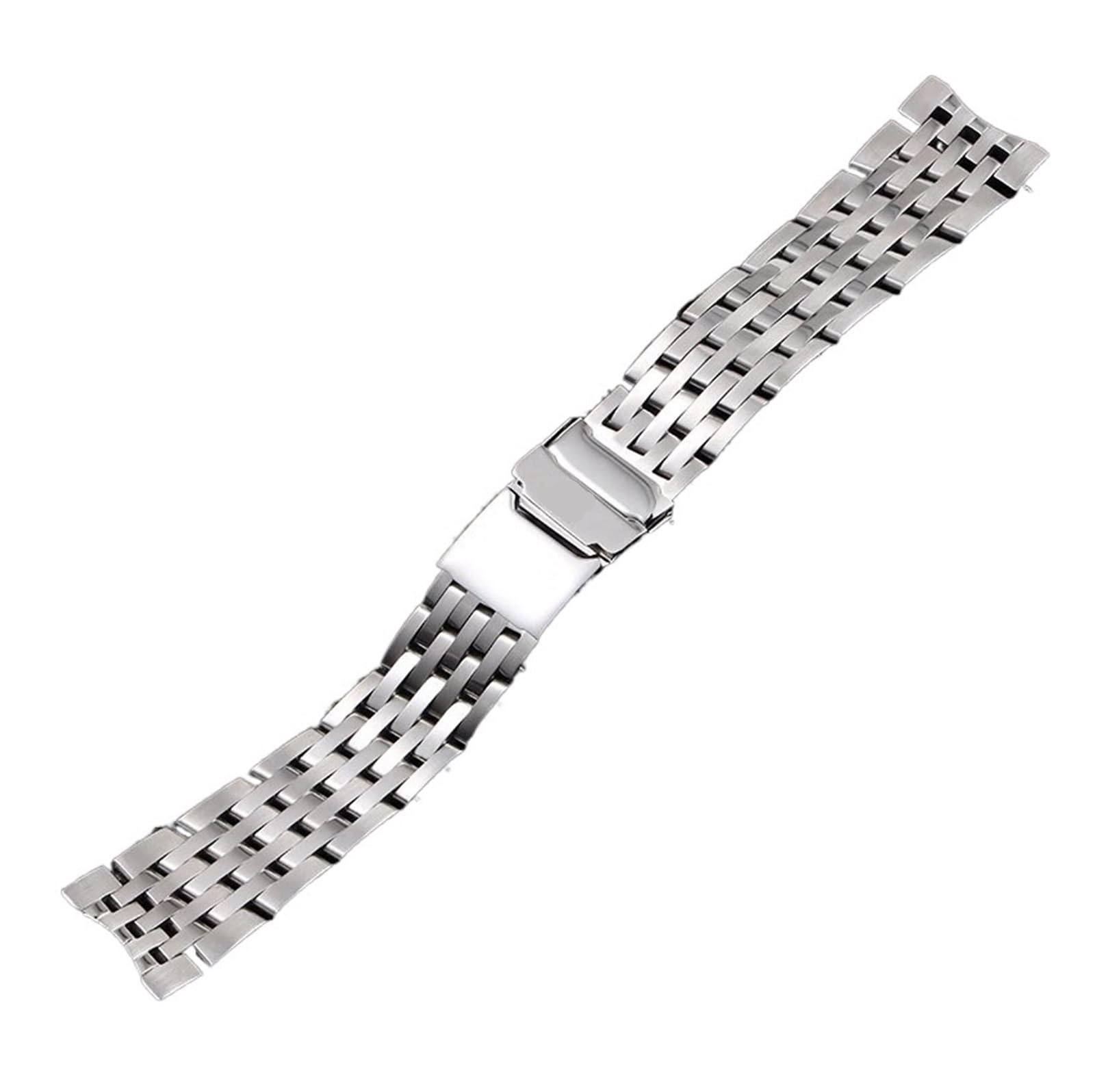 HMFANG Acier Inoxydable Massif 316L Lumière Vive Bracelet De Montre Argent 22mm 24mm Bracelet Montres Compatible Avec Breitling