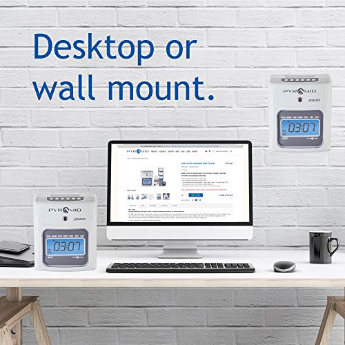 image for Pyramid Time Systems Pyramid 2500 Small Business Time Clock Bundle wit
