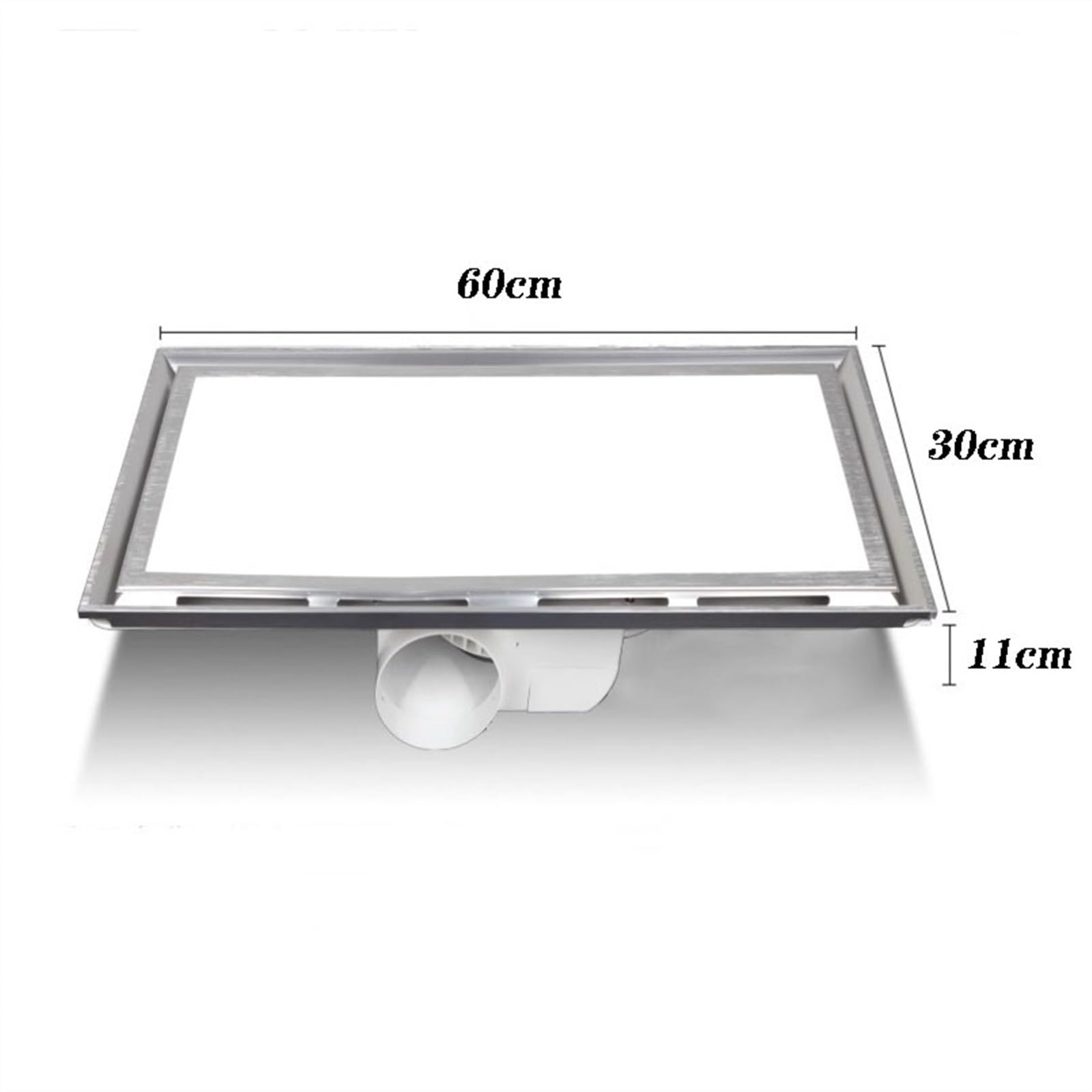 Ventilador Extractor de aire incorporado for cocina y baño, potente ventilador de techo integrado silencioso, iluminación de luz Led, dos en uno Cuarto de baño