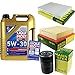 Produktbild QR-PARTS 69366691 Filter Set Inspektionspaket 5 Liter Liqui Moly Motoröl Longlife III 5W-30 MANN-FILTER Innenraumfilter Luftfilter Ölfilter
