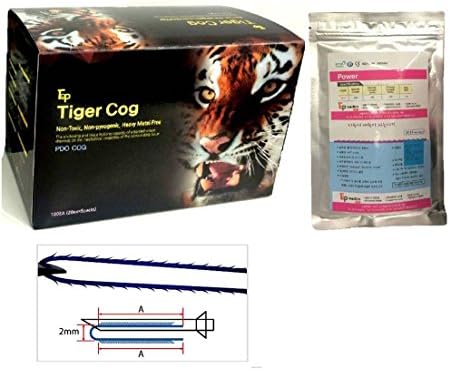 Tiger Cog PDO thread lift KOREA face/whole body COG 100 pcs (23G100/160(A=79))
