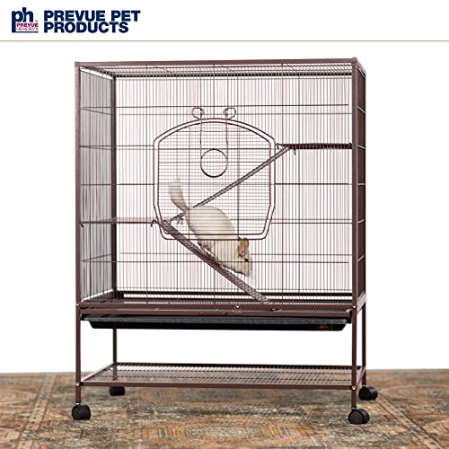 Image of Prevue Pet Products Rolling Small Animal Cage Chew-Proof Critter House | Ideal for Rats, Chinchillas, Ferrets, Guinea Pigs, Easy to Clean