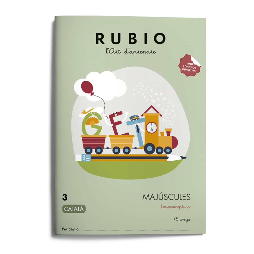 3 Majúscules RUBIO | Català | +5 anys | Exercicis de la A ala Z