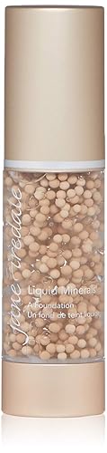 jane iredale Liquid Minerals A Foundation Pigmented Serum with Anti-Aging Benefits For Dry Aging Skin Sheer to Medium Coverage Cruelty-Free