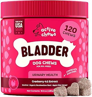 Cranberry Supplement for Dogs Soft Chews 120 ct - Cranberry for Dog Urinary