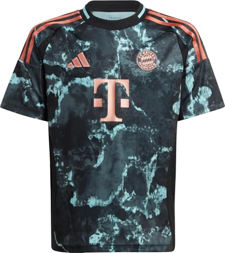 adidas Youth Bayern Munich 2024-25 Away Replica Black Jersey (US Alpha Small Regular)