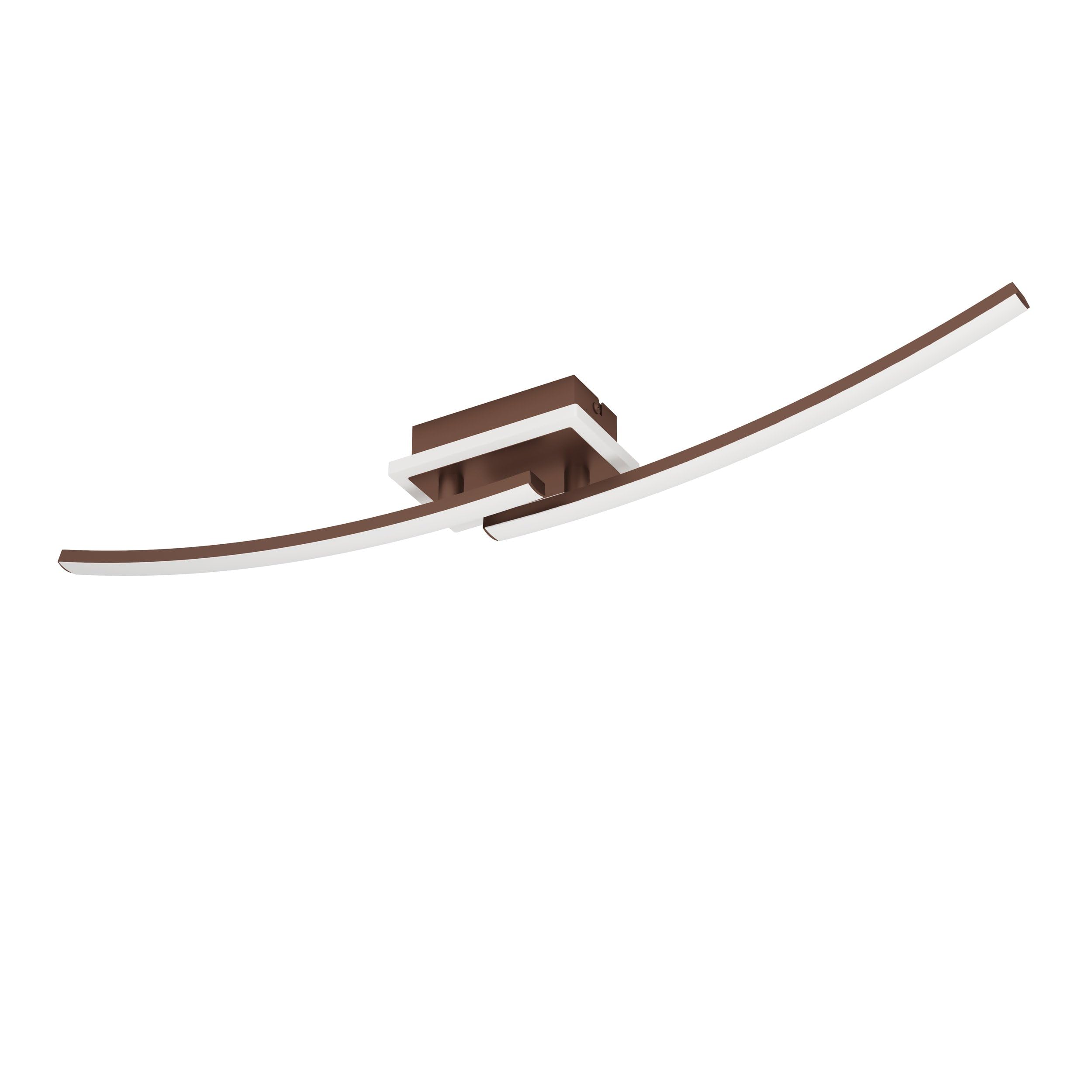 B&Q -  Lungolago Bronze Steel Minimalist Ceiling Light 901219