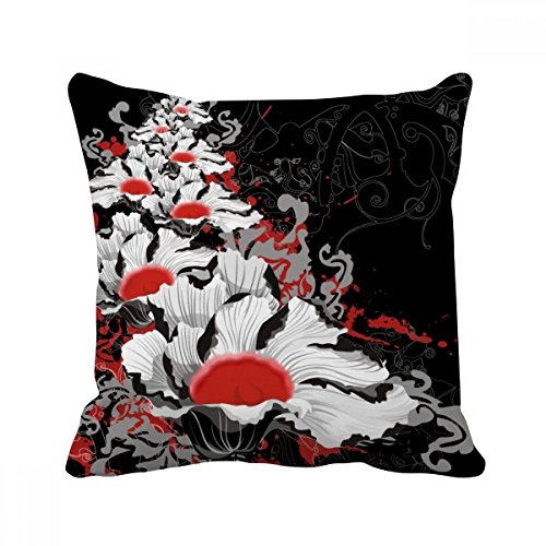 Coussin pivoine fleurs pour canapé 40x40cm multicolore - 2