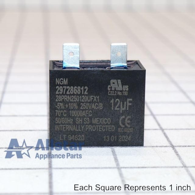 297286812 Refrigerator Run Capacitor