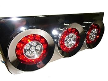 Amazon | 12V/24V兼用・トラック用3連LEDクリアレンズ丸型