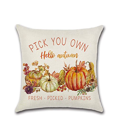 Housses de coussin en lin 45x45 cm imprimé floral pour lit et canapé