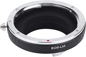 Pomya Camera Lens Adapter Ring Aluminium Alloy Lens Converter Ring for EOS Mount Lens to LM Mount Camera Match with Techart LM-EA7 Pomya Camera Lens Adapter Ring Aluminium Alloy Lens Converter Ring for EOS Mount Lens to LM Mount Camera Match with Techart LM-EA7