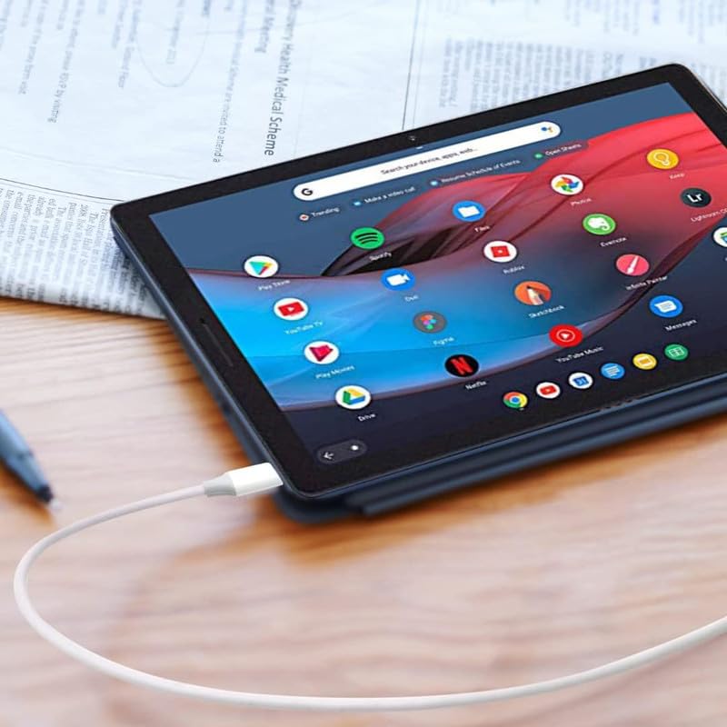 Image of Zybux 33W Original Sonic Charge Fast Charger Adapter With Type C Cable Compatible For Xiaomi Redmi Note 9 Series Note 10|Poco M2 Pro /Note 7 Pro /Note 9 Pro /Note 8|Note 7|Mi A1|Mi A2 /Mi A3