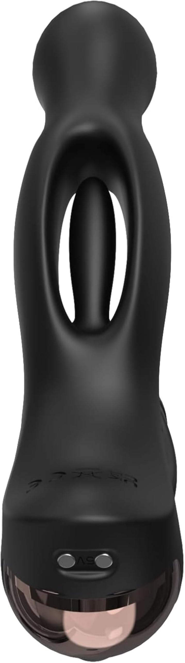 Stimulateur prostatique à double anneau — 9 modes et 5 modes de — jouet anal rechargeable en silicone, étanche, avec anneau