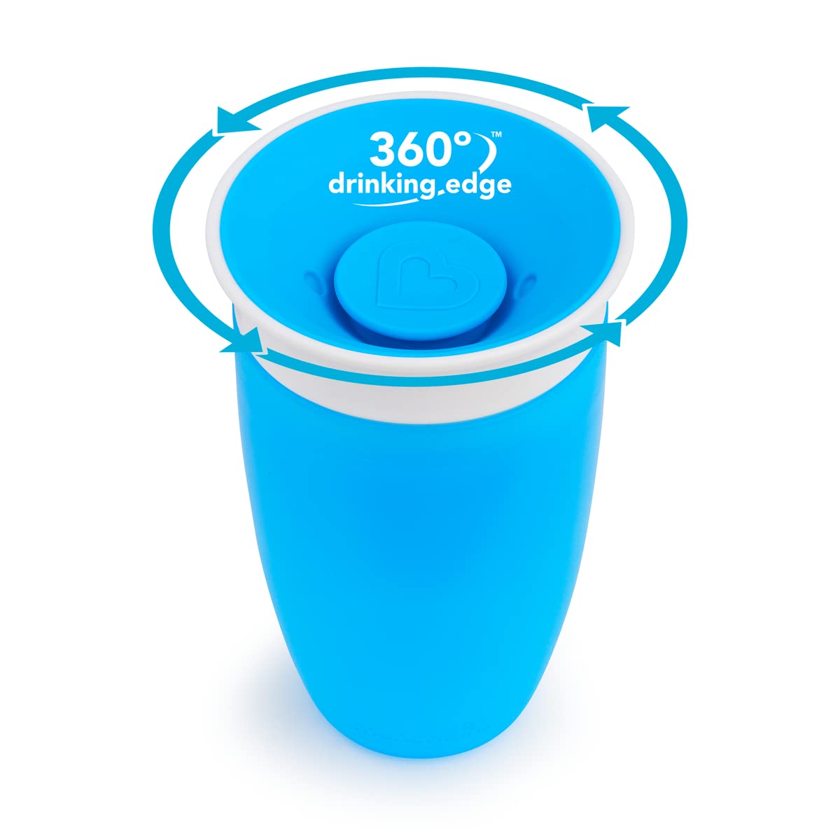 Munchkin Miracle 360 Sippy Cup, Blue, 10 Ounce, 2 Count