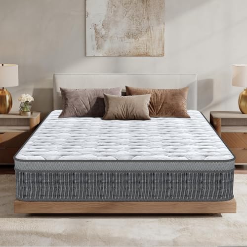 ONGIDAY Colchón 160x200, Colchón Viscoelástica Matrimonio, Muelles Ensacados - Memory Foam - Latex, 7 Zonas Confort, Firmeza Media H3, Ergonómico, Sujeción, Transpirable, Antiácaros, Altura 28 cm