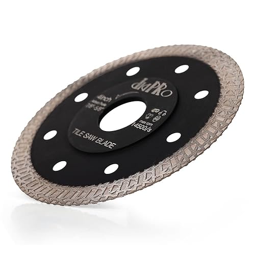 Miniatura 7 de Cuchilla de corte fina estupenda de la teja del diamante 5" para la teja seca o mojada del mármol del granito