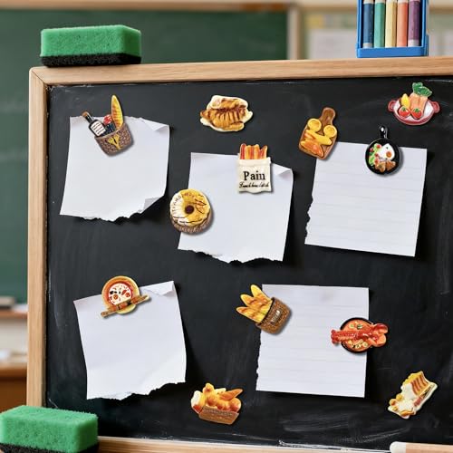 36 imanes decorativos para refrigerador en resina miniatura 3