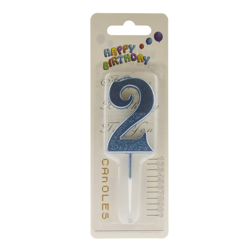 Procos Happy Birthday Numeral Candle No.2