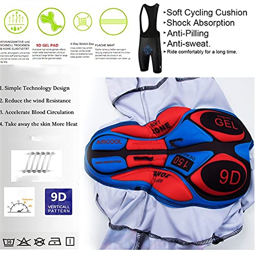 Waitao Women's Triathlon Bike Jumpsuit Clothing Skinsuit Cycling Jersey Sets Bicyle Long Short Sleeve (Color : Cj097, Size : S) #TOP1