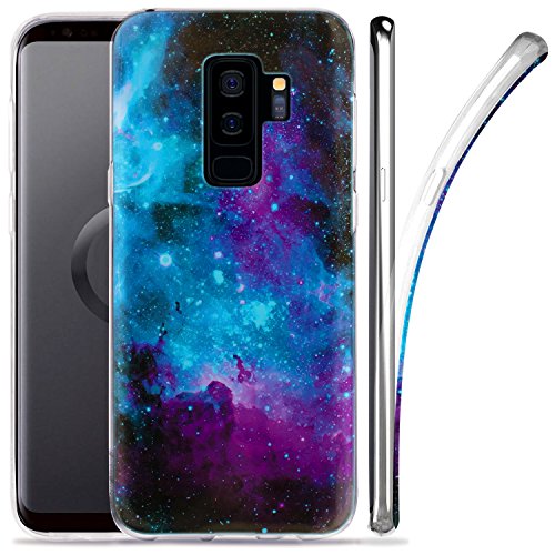 ZUSLAB Funda Galaxy S9 Plus Carcase Protectora con patrón de Nebulosa, Piel Suave del Gel silicón, Ultra Delgada, Anti Choque Funda para Samsung Galaxy S9 Plus (2018) [Flex TPU]