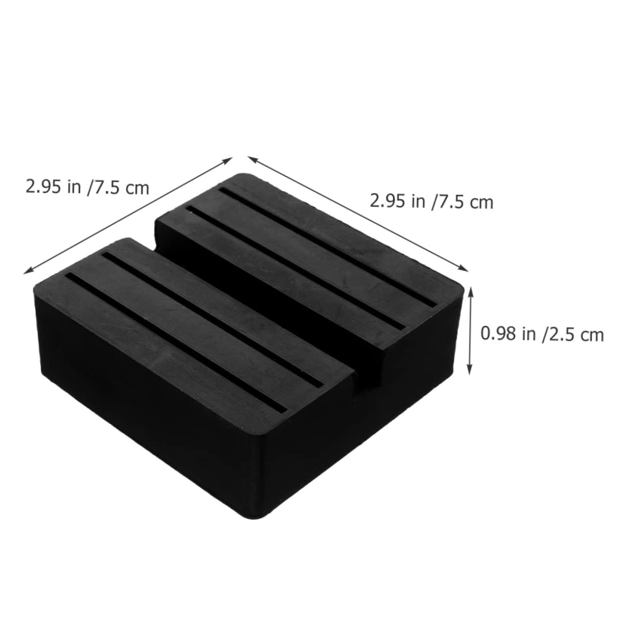 Toyvian 3 Set Gomma Per Martinetto Auto Adattatori Per Martinetto Protezione Per Componenti E Telaio Resistente E Pratico Per Manutenzione Auto 2 Pezzi * 3