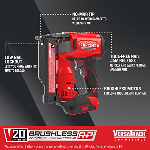 CRAFTSMAN V20 Pin Nailer