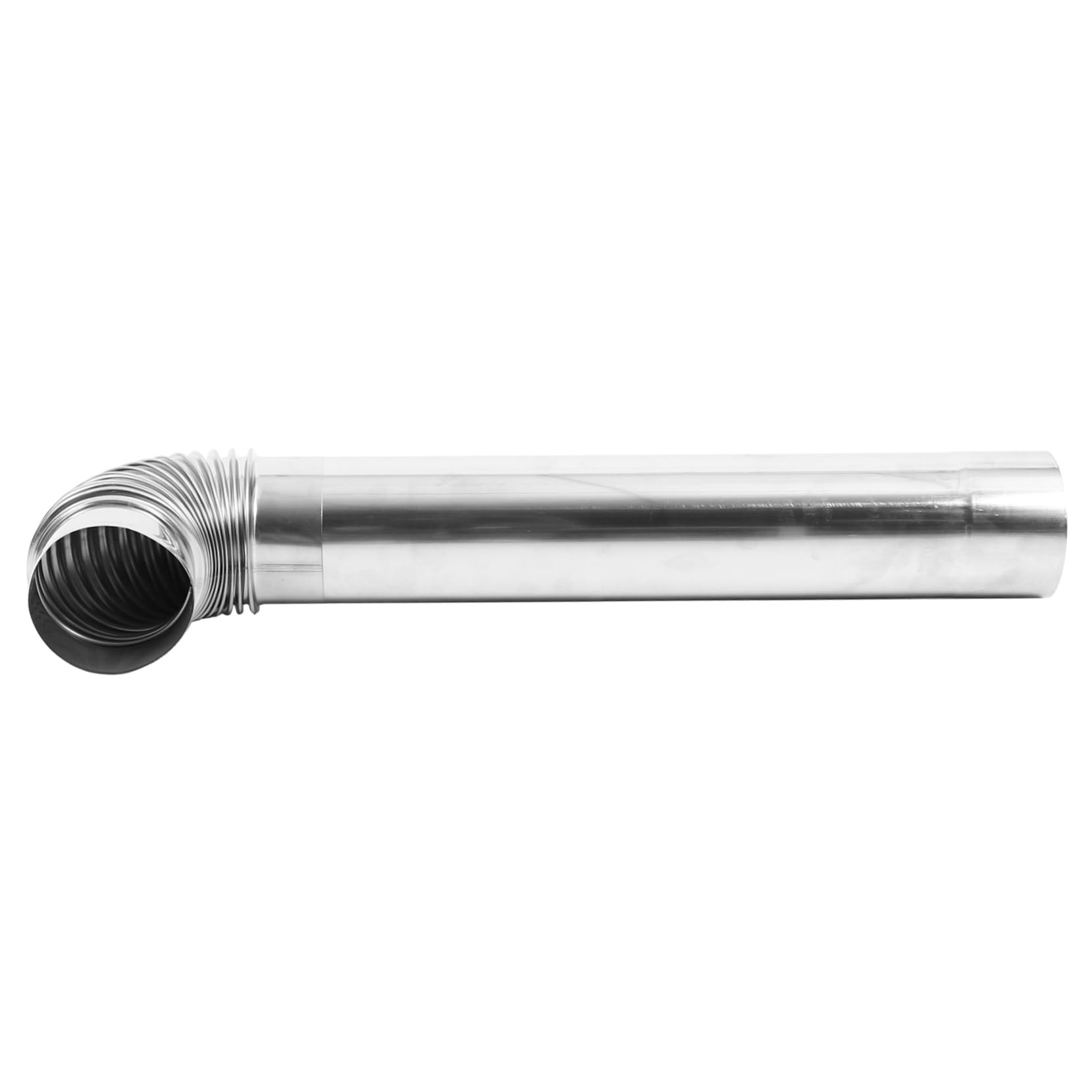 TOYANDONA Set Tubo Stufa in Acciaio Inossidabile per Stufa a Legna Facile Installazione per Scarico Fumi Domestico e Industriale Argento