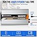 ECO-WORTHY 3000W Pure Sine Wave Inverter 24V DC to 230V AC Solar Power Inverter with Remote Controller for Home RV Motorhome Campervan Off Grid Solar System