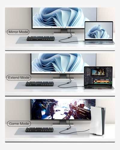 8K HDMI Extension Cable, HDMI Extender 3.3FT/1M, HDMI 2.1 Male to Female Adapter Cord Supports 8K@60Hz / 4K@120Hz 48Gbps Compatible with TV Stick, Roku Fire Stick, Xbox, PS5, HDTV, Laptop, PC