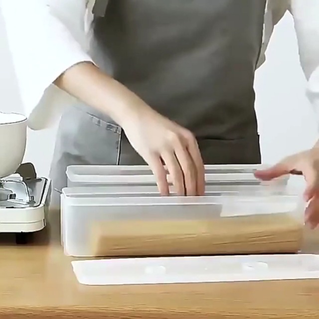 Scatola Per Spaghetti 28cm Bianco - Contenitore Conservazione Pasta E Tagliatelle