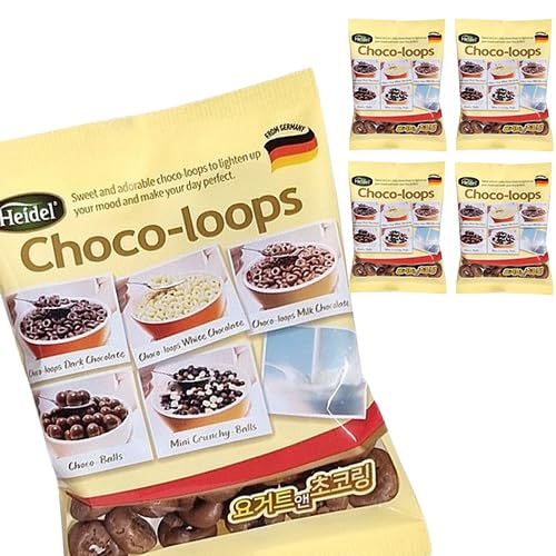 ビヨットヨーグルト ハイデルミルク チョコルップス チョコリング シリアル28g 4袋