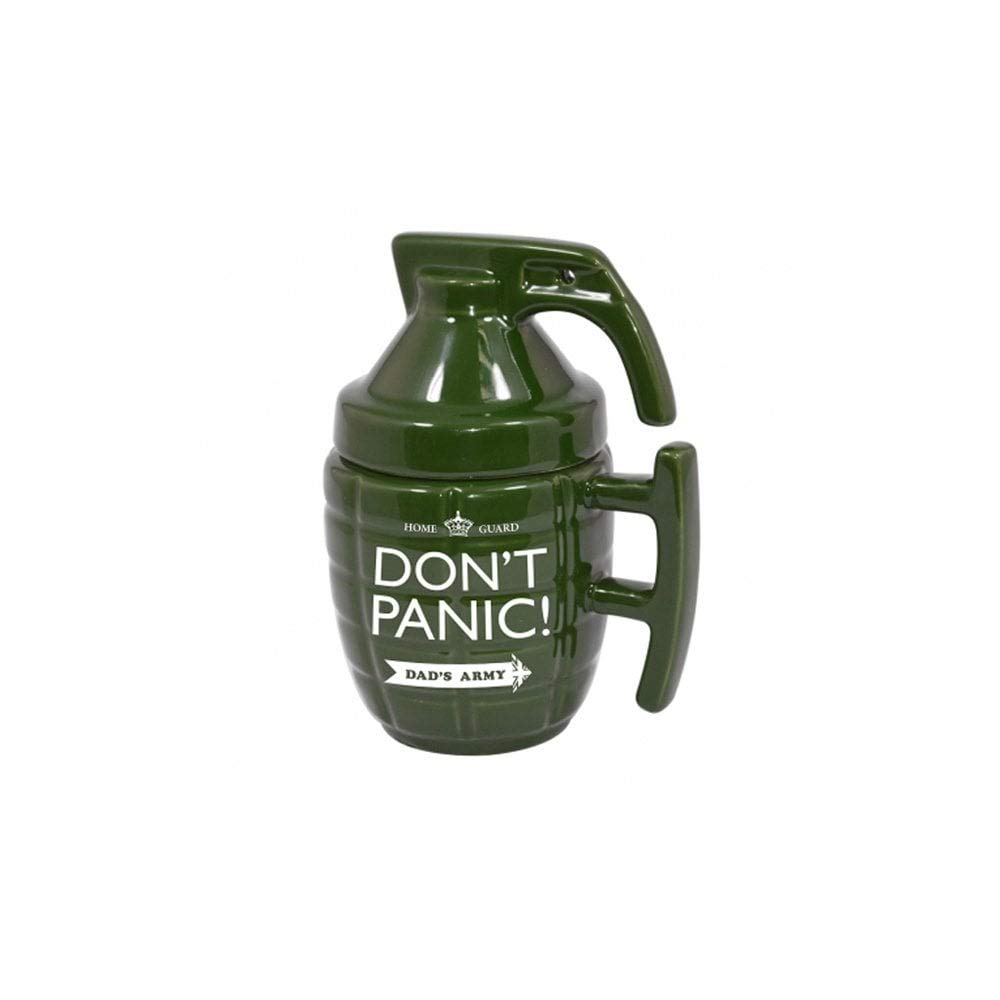 DADS ARMY GIFTS - DON'T PANIC GRENADE MUG (59322) - BRAND NEW