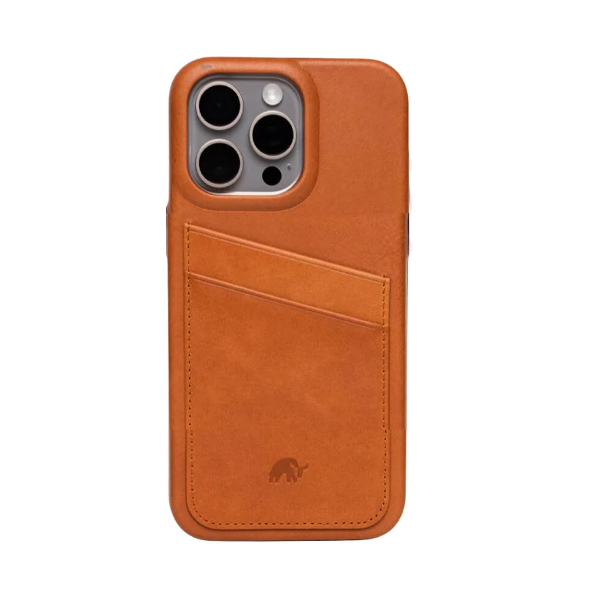 Bullstrap Premium Handcrafted Portfolio Leather Case for iPhone 16 Pro | No-Bulk Flawless Fit & Secure Card Storage | Premium Full-Grain iPhone 16 Pro