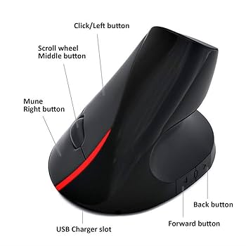 エルゴノミックデザインの黒いマウス ASCII.jp：エルゴノミクスデザインなのにゲーミング向けの縦型マウス