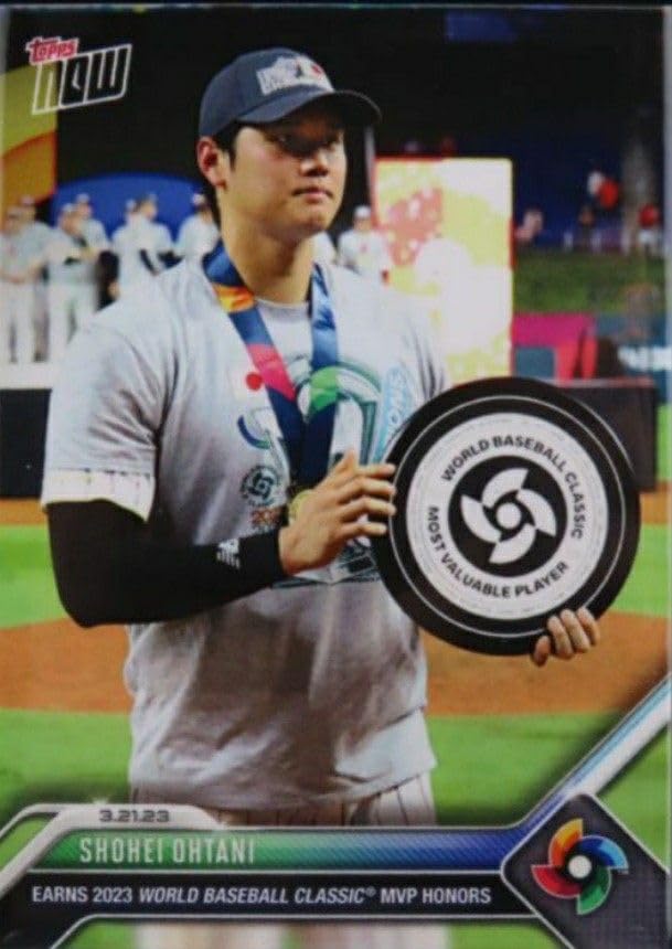 Amazon.co.jp: ☆大谷翔平 2023 WBC MVP表彰 メダル授与 2023 topps