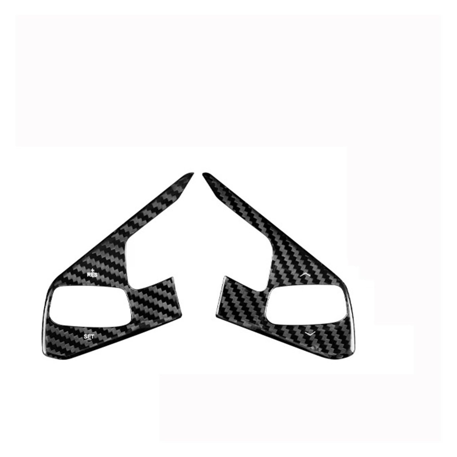 Car Trim Interior for Chevrolet for Corvette C8 2020-2023 Accessories Sticker Hard Carbon Fiber Steering Wheel Button Cover Interior Mouldings(N)