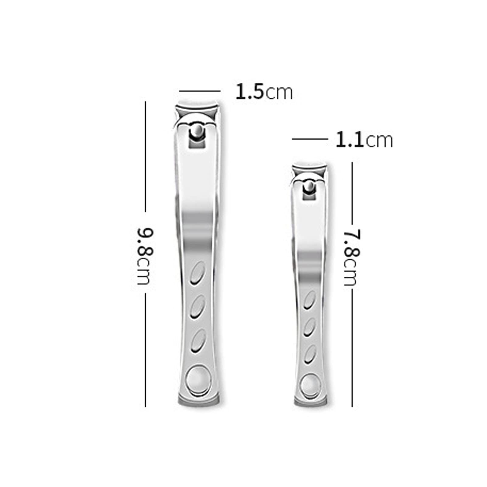 Nagelknipser, um 360 Grad drehbarer Nagelknipser, multifunktionales Maniküremesser, Nagelknipser aus Edelstahl, Maniküre-Werkzeuge(Large)
