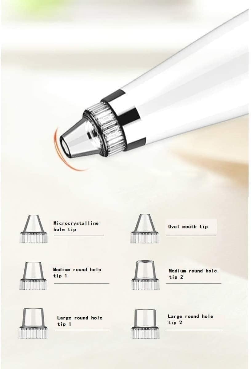 Electric Pore Cleaner Suction Facial Extractor Acne Removal Tool，6 Adjustable Functional Probes Skin，Safe, Effective, Painless, Portable and Easy to use