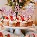 24pcs Oh Baby Cupcake Toppers, Glitter Baby Shower Cake Topper Party Decorations Cute Cupcake Picks Party Supplies for Wedding Birthday Baby Shower Decor (pink)