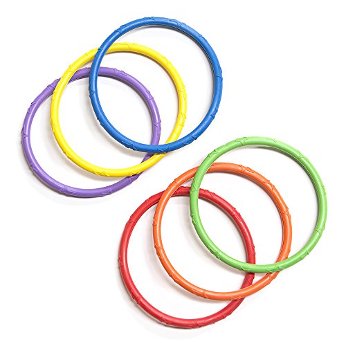 Banzai Spring & Summer Toys Pool Time Dive Rings 6-Pack by BANZAI - Used condition - US$5.67