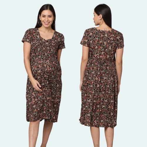 Image of Morph Maternity | Maternity Dresses for Women | Fits During Pregnancy & Post Pregnancy | Back Tie to Adjust