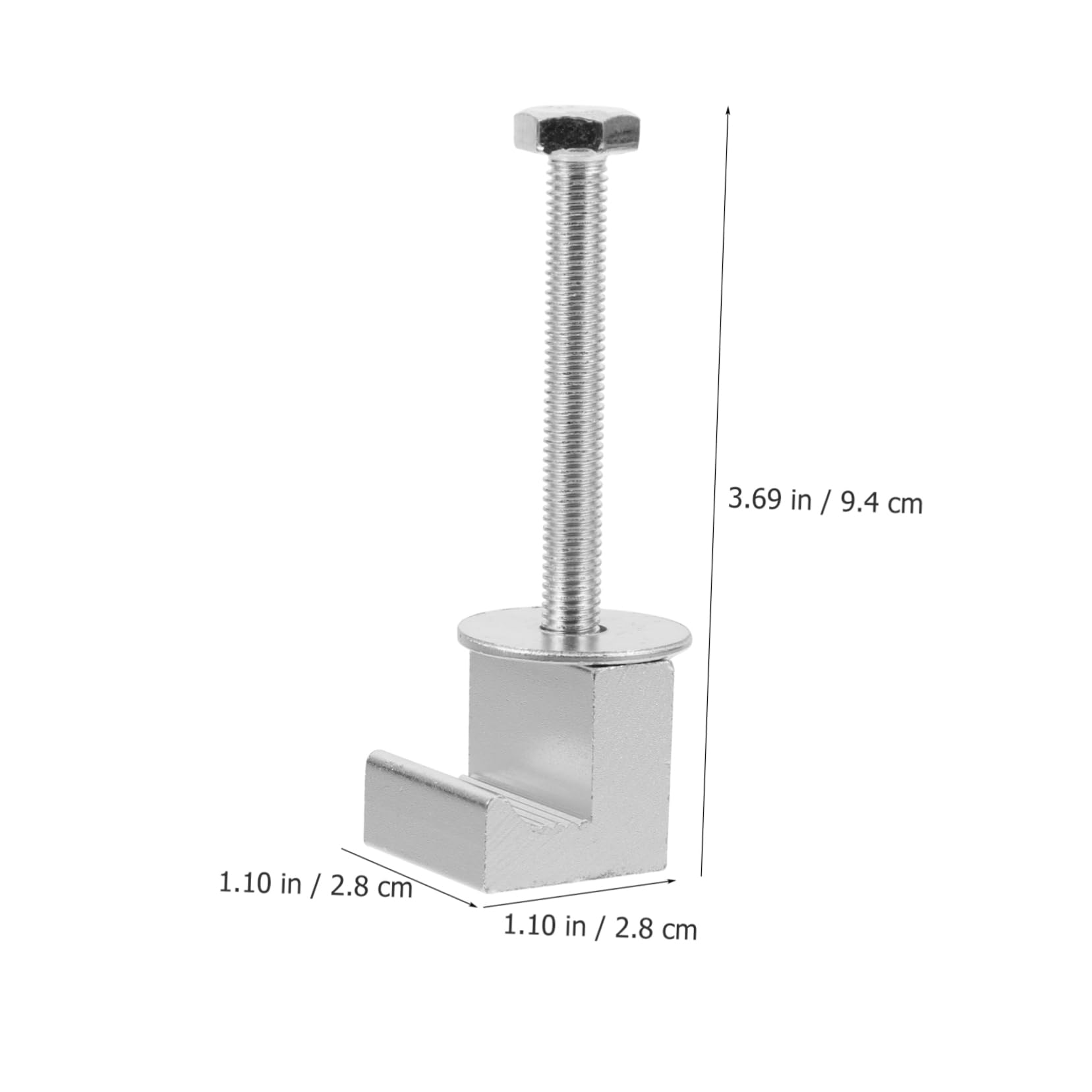 Ciieeo Tool Box Clamp for Pickup 4pcs Truck Bed Tool Box Mounting Kit Secure Mounting Clamps