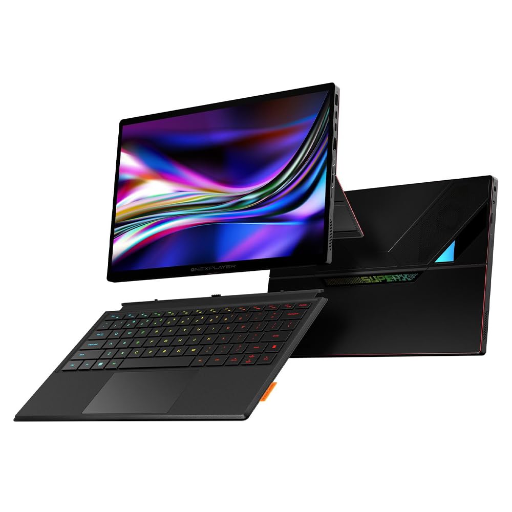 OneXPlayer Super V Portable AI Workstation mit Intel Core Ultra X7 358H-Prozessor, Intel Arc B390-Grafikkarte, 14-Zoll-2,8K-AMOLED-Display mit 120 Hz, für Produktivität unterwegs(48GB RAM + 1TB SSD)