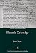 Platonic Coleridge (Studies in Comparative Literature)