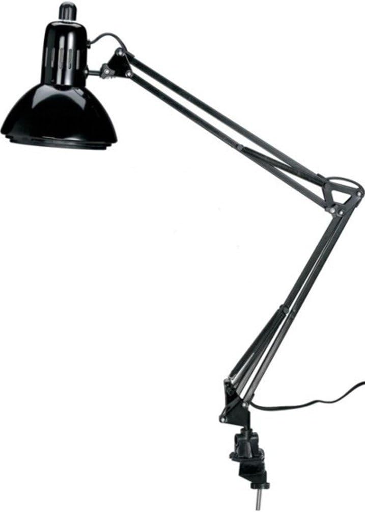 Alvin, Swing-Arm Lamp, Spring-balanced for Drafting Lamp Combination, 100 WATT - Black
