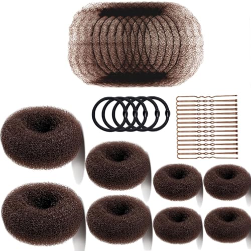 Portable Hair Styling Accessory Tool Set for Travel Messy Buns